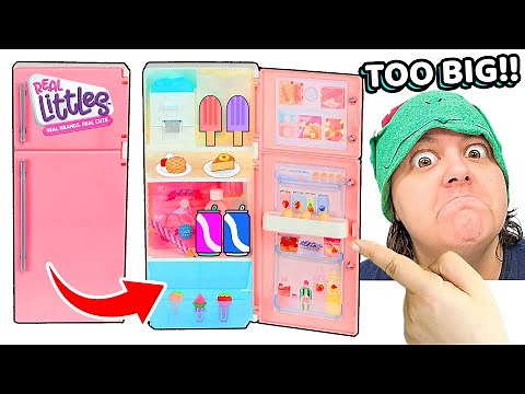They MESSED UP! Real Littles Mini Fridge Disappoints! Desktop Caddies Unbox Review