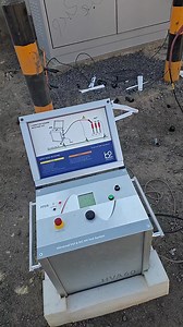 Cabel testing with VLF #highlights2025 #foryourpage #electrician #electronics #safetyfirst #StarsEverywhere | Electrical work أعمال كهربائي