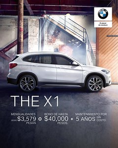 BMW X1 con más dinamismo para tu aventura. Estrénalo a través de estas dos oportunidades únicas: | BMW México