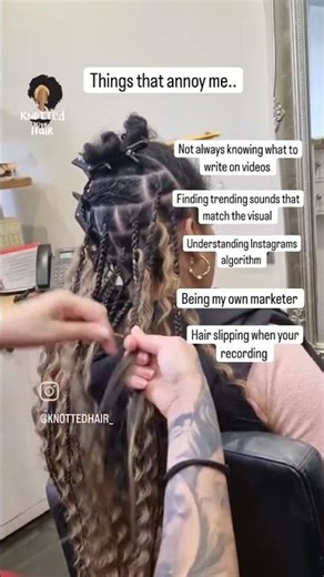 Old video but worth the upload! #braids #tutorial #hairvideo #extension #knotlessbraids