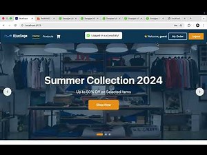 BlueSaga: Full Microservices E-Commerce System Demo (.NET & React)