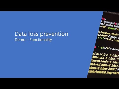 Microsoft 365 DLP demonstrations