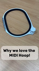Why we love our Accessory of the Month, the BERNINA Midi Hoop. Get 20% off during the month of March. Ask your local BERNINA Sewing Centre. #berninaaustralia #BERNINA #embroidery #machineembroidery | BERNINA Australia