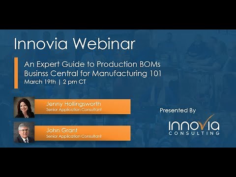 An Expert Guide to Production BOMs -Business Central for Manufacturing 101