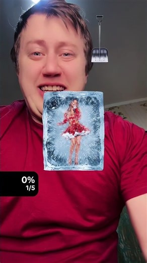 She's Frozen in Ice and You Have to Save Her Like This 🤶