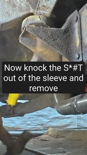 1966 front cab bushing install. #automobile #mechanic #classic