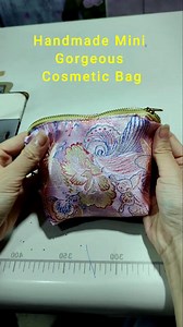 How to Sew a Handmade Mini Gorgeous Cosmetic Bag - DIY sewing #Handmade #lovecrafting #crafting #easytolearn #handcraft #handmadediy #Crafting #howtomake #tutorial #howto #Craft #reelsfypシ #baglover #handbags #bags #bag #new #cutebag #crafts #trending #selfimprovementdaily #diyhome #allgirlsthings #diycrafts #diyideas #cosmeticbag #makeupbag #gorgeous #minibag | All Girls' Things