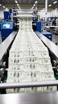 How US Dollar Notes Are Made – in 1 min Inside the Factory!#USDollar #MoneyPrinting #HowMoneyIsMade