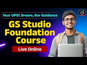 GS Studio Foundation Course Live Online | Hindi and English Medium | UPSC | Drishti IAS English