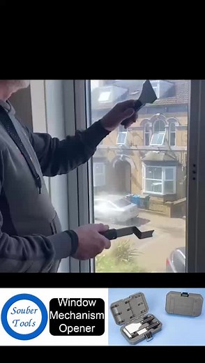 Repairing Jammed UPVC Windows with Mechanism Opener