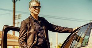 Fast Charlie trailer: Pierce Brosnan and Morena Baccarin tie up loose ends in a brutal hitman thriller