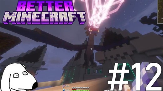 何も無いハズの城に「奴」が襲来する黄昏の森(犬)【Better Minecraft+Ice and Fire他】＃12