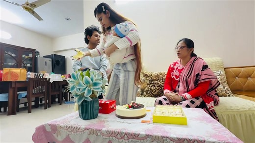 Happy New Year 2026 Celebration with Cake Fun!