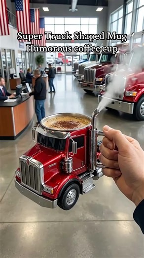 Super Truck Shaped Mug - A Humorous Coffee Cup Gift