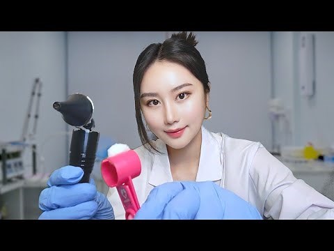 *ASMR* Chinese Doctor heal EAR INFECTION RP 醫生幫你治療耳朵發炎 中文 (Mandarin w/ Eng Sub)