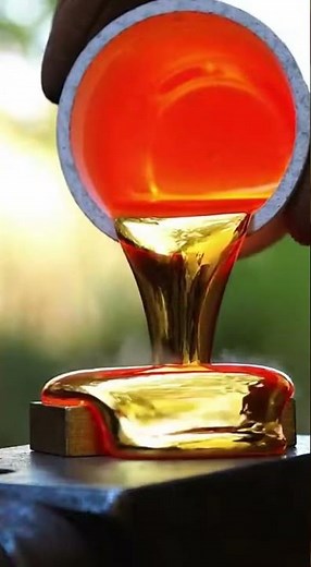 Golden Veins to Solid Gold Bar — Complete Refining Process