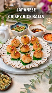 22K views · 285 reactions | Japanese Crispy Rice Balls — with a...