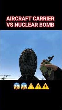 AIRCRAFT CARRIER VS NUCLEAR BOMB TESTING GMOD #garrysmod #explosion #gmod #nuclearbomb #sandbox