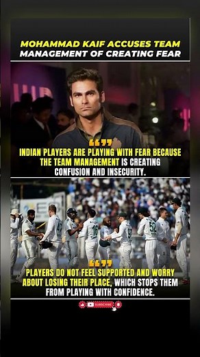 Mohammad Kaif Drops Big Accusation! || Kaif’s Shocking Statement on Team India! ||