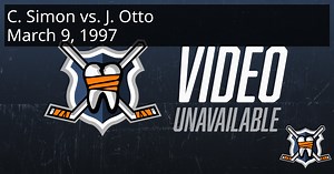 Chris Simon vs. Joel Otto, March 9, 1997 - Washington Capitals vs. Philadelphia Flyers | HockeyFights