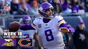 The Minnesota Vikings secure a W against the Chicago Bears to finish up the regular season! | NFL Game Recaps