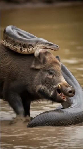 Anaconda vs Wild Boar Jungle Ka Yudh