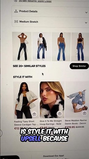 Top Shopify Store's $110 Secret: Style It With Upsell Strategy 💰 #shopfiy #shopifydropshipping