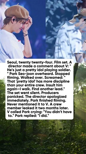 What Park Seo-joon Screamed at a Director Who Insulted V That Almost Got Him Fired Will Wreck You