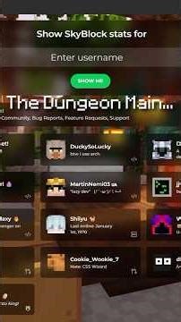 The Dungeon Main... | Hypixel Skyblock Profiles Reviews [34]