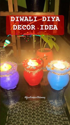 Diwali Diya Decoration Ideas 2025 | Easy DIY Home Decor | #DiwaliDIY #DiyaDecor #IndianFestival