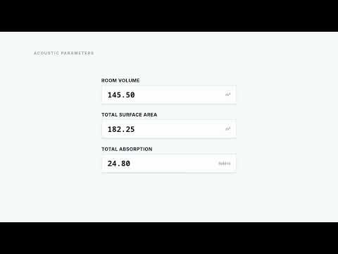 Reverberation Time Calculator — How to Use It | Engineering Tool