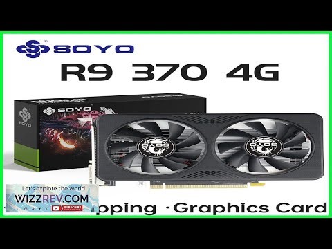 SOYO R9 370 Graphics Cards 4G DDR5 256bit HDMI compatibility+DP+DVI For Desktop