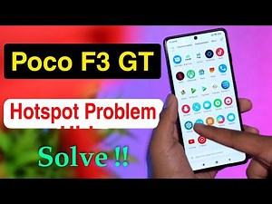 How to Fix Hotspot Problem in Poco F3 GT | Poco F3 GT WiFi Hotspot Not Connecting Problem