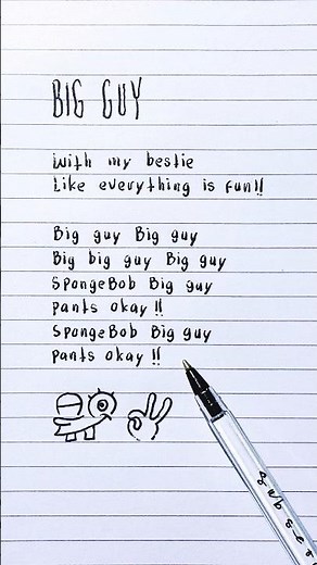 Big Guy (from "The SpongeBob Movie: Search for SquarePants”) · Ice Spice · Lyrics 🧽👌