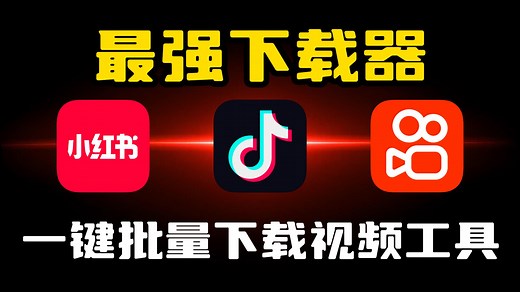 一键轻松下载视频！解析短视频批量下载工具，支持抖音、快手、小红书等，完全免费无广告