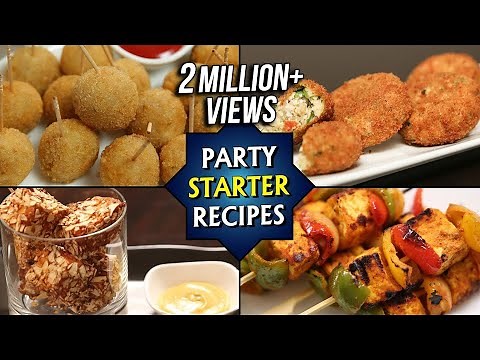 Party Snack Ideas - 6 BEST Finger Food Recipes for Party - Starters/Appetizers
