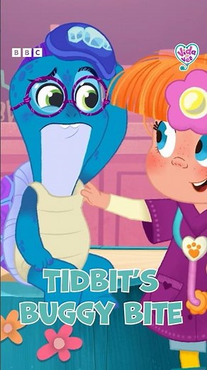 Turtley Awesome! Tidbit Gets A Bug Bite! | Vida The Vet | CBeebies #shorts