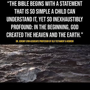 2.3K views · 113 reactions | Genesis is simple, profound, and true. In the beginning, GOD created! | Genesis Movie | Facebook