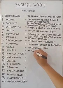 ENGLISH WORDS: MEANINGS https://youtube.com/@timtimtv1125 | Tim Tim TV