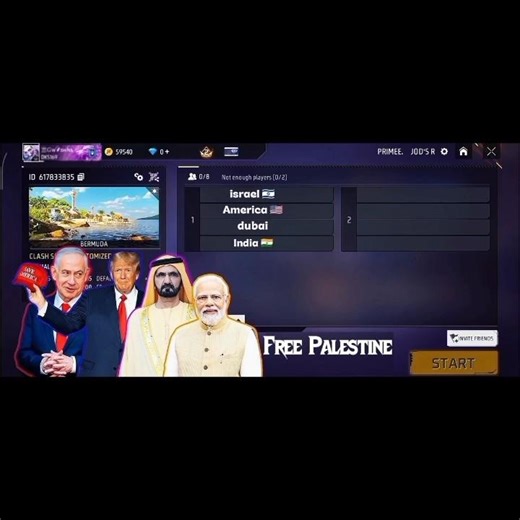 Modi ji ne kiya Squad join! Global Politics in Free Fire 🇮🇳🇺🇸