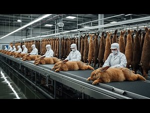 Inside the Rabbit Fur Jacket Factory – How Luxury Jackets Are Made Step-by-Step