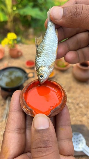 Smaller red fish fry recipe 😜 #shorts #ytshorts #minicocinar