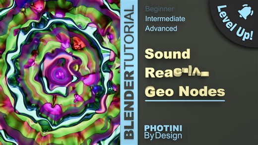 This episode dropped on my channel this morning! Geometry Nodes Audio Visualizer - Blender Tutorial https://youtu.be/WxwjQQ_yRos?si=YHx9U16FV6E0wlx7 | Photini By Design