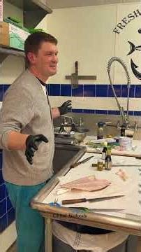 Fluke Sashimi Appetizer Presentation | White Fish Before Preparation