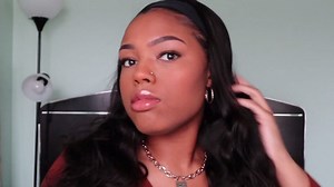 Watch body wave headband wig human hair on Amazon Live