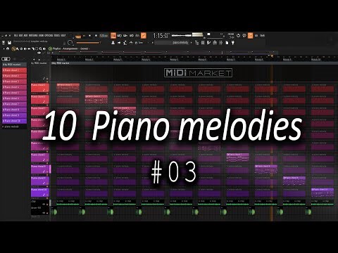 [10 FREE MIDI] Piano-melodies for Dance music, house, pop MIDI - vol.3