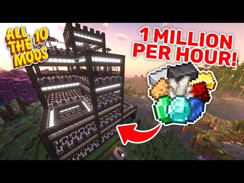MEGA Resource Farm! (1 Million items per hour) [ATM 10 EP6]