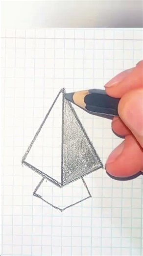 Easy drawing 3d #shorts