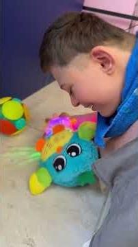 Tummy Time Win! Light-up Ball Play for Vision and Stretching