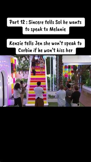 Part 12 : Sincere tells Sol he wants to speak to Melanie Kenzie tells Jen she won’t speak to Corbin if he won’t kiss her #LoveIsland #LoveIslandUSA #fyp #foryoupage❤️❤️ #LoveIsland2026